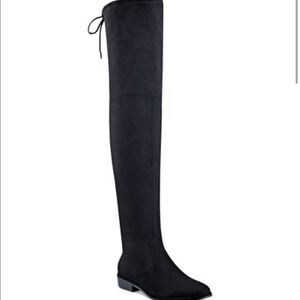 Marc Fisher LTD black suede over the knee boots